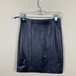 NWT Neiman Marcus genuine leather pencil skirt